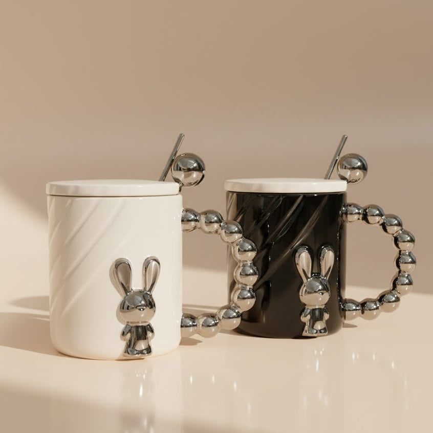 Black Bunny Mug