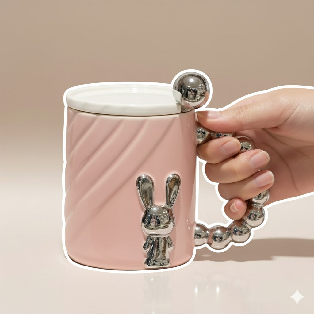 Pink Bunny Mug